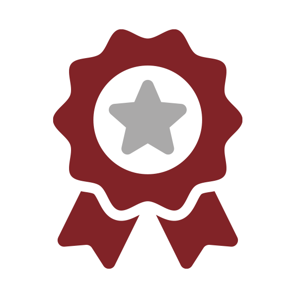 Driver-Safety Icon of prize ribbon