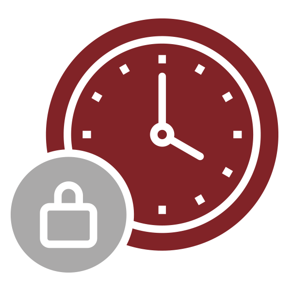 Hours Icon of clock
